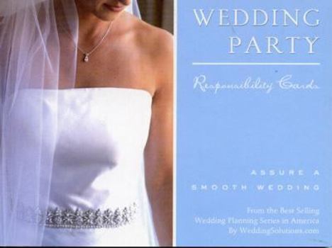 Paperback Wedding Party Responsibility Cards Book