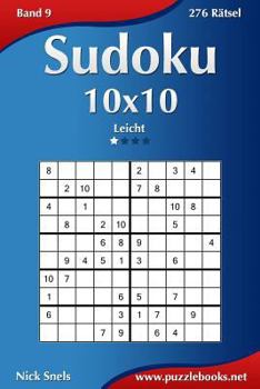 Paperback Sudoku 10x10 - Leicht - Band 9 - 276 Rätsel [German] Book