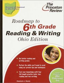 Paperback Roadmap to 6th Grade Reading and Writing, Ohio Edition (State Test Prep Guides) Book