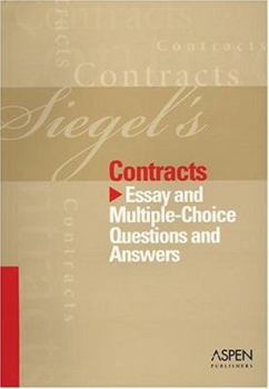 Paperback Siegel's Contracts Book