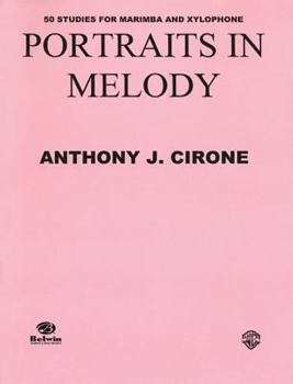 Paperback Portraits in Melody: 50 Studies for Marimba and Xylophone Book