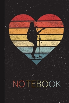 Notebook: Electric Guitar Players Singer Vocalist Guitarist Gifts Singing Blank Lined Notebook for Music Lover Great Idea for Women Men Present Thanksgiving / Birthday Party / Journal for Her Him