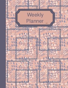 Weekly Planner: 2020 Year At A Glance Notebook with Vertical Dated Pages