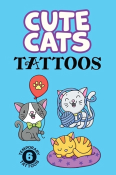 Hardcover Cute Cats Tattoos Book
