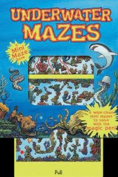 Hardcover Mini Magic Mazes Underwater Mazes Book