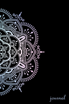 Journal: 105 Undated Blank Lined Pages : Paperback Journal : Pastel Mandala Design