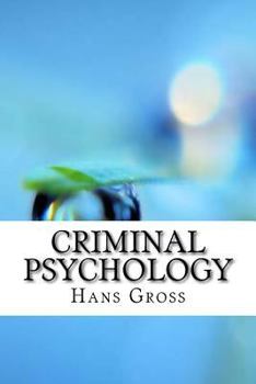 Paperback Criminal Psychology Book
