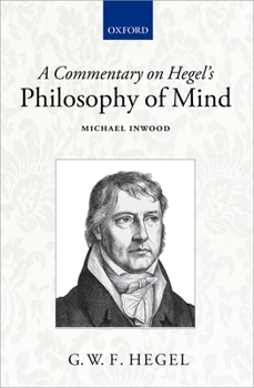 Paperback A Commentary on Hegel's Philosophy of Mind Book