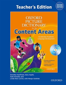 Hardcover Oxford Picture Dictionary for the Content Areas Teacher's Edition with Lesson Plan CD Pack [With CDROM] Book