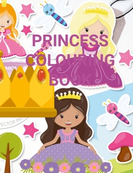 Paperback PRINCESS COLOURING PAGES for KIDS Book