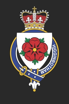 Paperback Higginbotham: Higginbotham Coat of Arms and Family Crest Notebook Journal (6 x 9 - 100 pages) Book