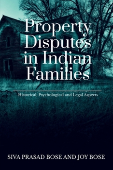 Paperback Property Disputes in Indian Families Book