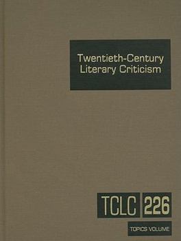 Hardcover Twentieth-Century Literary Criticism: Excerpts from Criticism of the Works of Novelists, Poets, Playwrights, Short Story Writers, & Other Creative Wri Book