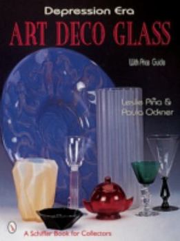 Hardcover Depression Era Art Deco Glass Book
