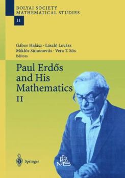 Hardcover Paul Erdös and His Mathematics Book