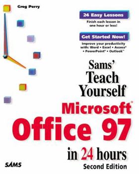 Paperback Teach Yourself Microsoft Office 97 in 24 Hours Book