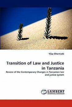 Paperback Transition of Law and Justice in Tanzania Book