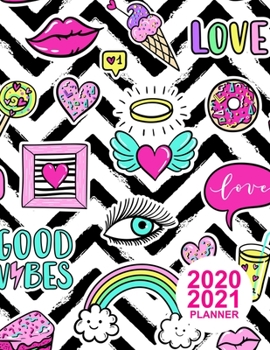 2020 2021 Planner: Large Two Year Monthly Planner Calendar Schedule Organizer January 2020 to December 2021 (24 Months) | Gift Ideas for Girls, Teens, Girls, Women | Cover Design Code DT 00102994