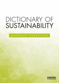 Paperback Dictionary of Sustainability Book