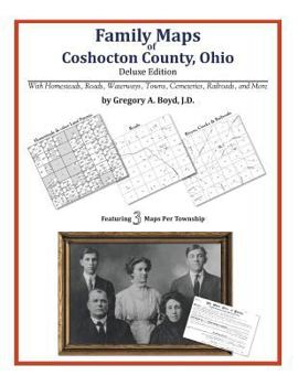 Paperback Family Maps of Coshocton County, Ohio Book