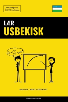Paperback Lær Usbekisk - Hurtigt / Nemt / Effektivt: 2000 Nøgleord [Danish] Book
