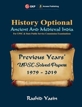 Paperback Upsc Previous Years' Solved Papers (1979-2019) History Optional `Ancient & Medieval India' Book