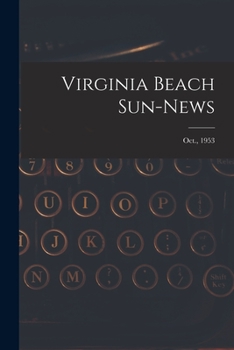 Paperback Virginia Beach Sun-news; Oct., 1953 Book