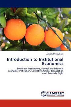 Paperback Introduction to Institutional Economics Book