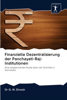 Paperback Finanzielle Dezentralisierung der Panchayati-Raj-Institutionen [German] Book
