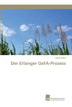 Paperback Der Erlanger OxFA-Prozess [German] Book