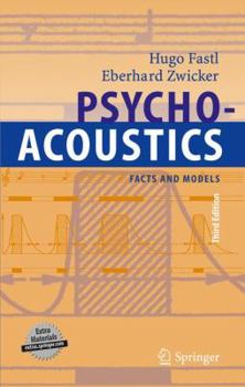 Hardcover Psychoacoustics: Facts and Models Book