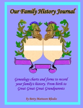 Paperback Our Family History Journal Book