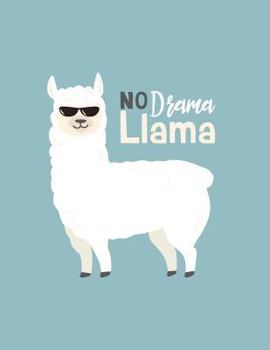 Paperback No drema llama: No drema llama on green cover and Dot Graph Line Sketch pages, Extra large (8.5 x 11) inches, 110 pages, White paper, Book