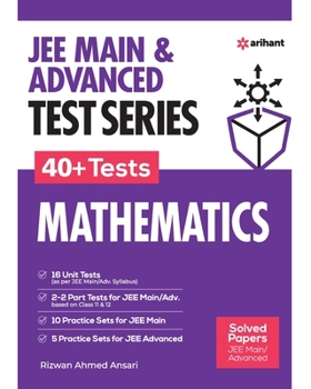 Paperback JEE Mains & Advanced Test Series 40+ Tests Mathematics Book
