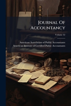 Paperback Journal Of Accountancy; Volume 32 Book