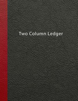Two Column Ledger: Bookkeeping Record Keeping, Accounting Paper, Expenses Debits, Accounting Journal Entry Book, Ledger Notebook, Business, Home, Office, 8.5 x 11, 100 pages (2 Column Ledger)