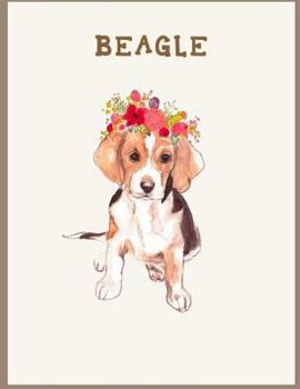 Paperback Beagle: Notebook 110 Page Lined Journal for Dog Lovers Book