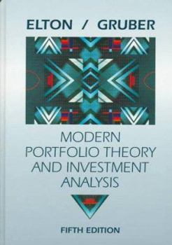 Hardcover Modern Portfolio Theory and Investment Analysis Book