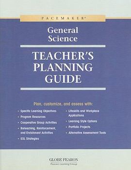 Paperback Pacemaker General Science Teacher's Planning Guide Book