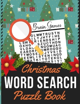 Paperback Christmas Word Search Puzzle Book: Holiday themed word search puzzle book Puzzle Gift for Word Puzzle Lover Brain Exercise Game Book