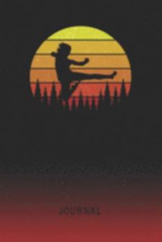 Journal: Blank Martial Arts Personal Writing Diary | Old School Retro Vintage Sunset 80s Cover | Daily Journalism Diaries for Journalists & Writers | ... Set Goals & Write about your Life & Interests
