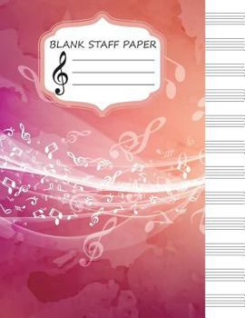 Blank Staff Paper: Large Print(8.5"x11") - Music Manuscript Paper - Composition Notebook - Blank Sheet Music Book - Vol.2: Blank Sheet Mu