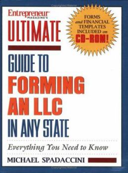 Paperback Ultimate Guide to Forming an LLC in Any State [With CDROM] Book