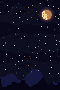 Moon And Stars Journal: CUTE GIFT FOR WOMEN, GIRLS, BOYS, MEN RULED PAGES NOTEBOOK TO WRITE AND DRAW IN