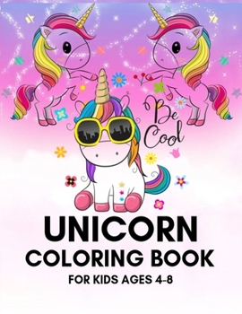 Paperback Unicorn Coloring Book for Kids Ages 4-8 Book