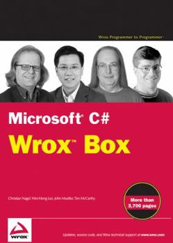 Paperback Microsoft C# 2008 Wrox Box: Professional C# 2008, C# 2008 Programmer's Reference, C# Design and Development, .Net Domain-Driven Design with C# Pro Book