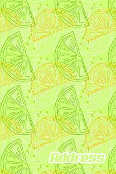 Paperback Address.: Address Book. (Vol. C59) Orange Fruit Cover Design. Glossy Cover, Contract Large Print, Font, 6" x 9" For Contacts, Ad [Large Print] Book