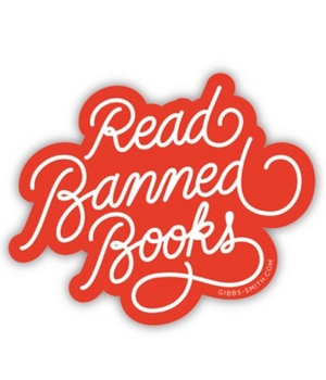 Paperback Read Banned Books Sticker (Pack of 6) Book