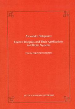 Paperback Green's Integrals and Their Applications to Elliptic Systems Book