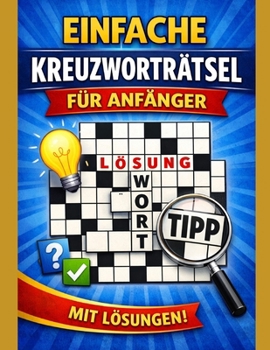Paperback Einfache Kreuzworträtsel für Anfänger [German] Book